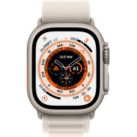 Смарт-часы Apple Watch Ultra GPS + Cellular, 49mm Titanium Case with Starlight Alpine Loop - Small (MQFQ3UL/A) Diawest