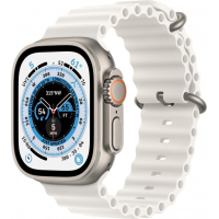 Смарт-часы Apple Watch Ultra GPS + Cellular, 49mm Titanium Case with White Ocean Band (MNHF3UL/A) Diawest