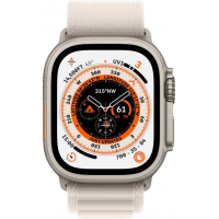 Смарт-часы Apple Watch Ultra GPS + Cellular, 49mm Titanium Case with Starlight Alpine Loop - Large (MQFT3UL/A) Diawest