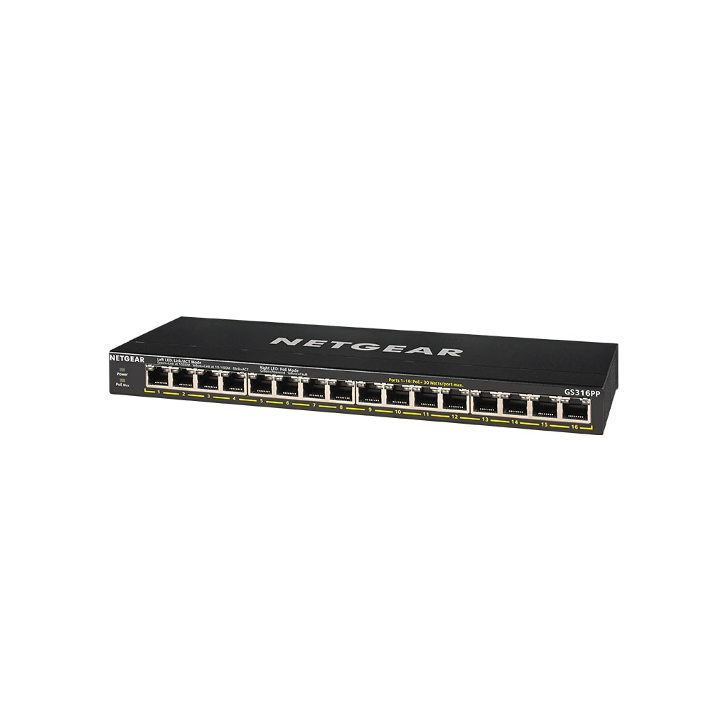 Коммутатор сетевой Netgear GS316PP-100EUS Diawest