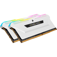 Модуль пам'яті для комп'ютера DDR4 16GB (2x8GGB) 3600 MHz Vengeance RGB Pro SL White Corsair (CMH16GX4M2D3600C18W) Diawest