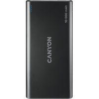 Батарея універсальна Canyon PB-108 10000mAh, Input 5V/2A, Output 5V/2.1A(Max), black (CNE-CPB1008B) Diawest