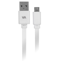 Зарядний пристрій RivaCase USB, 2 порта, кабель micro USB White (VA4222 WD1 (White)) Diawest
