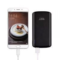 Батарея універсальна WST 10000mAh PD/2.0(USB-C), QC/3.0(micro-USB,USB-A), black (WP937PD) Diawest