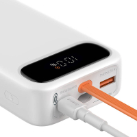 Батарея универсальная Baseus Block 20000mAh, PD/20W, QC3.0/USB-C,USB-A,Lightning, white (PPLK000002) Diawest
