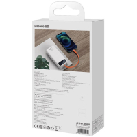 Батарея универсальная Baseus Block 20000mAh, PD/20W, QC3.0/USB-C,USB-A,Lightning, white (PPLK000002) Diawest