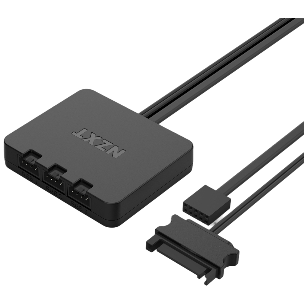 Кулер до корпусу NZXT F140RGB Twin (White) (RF-R14DF-W1) Diawest
