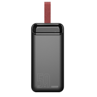 Батарея універсальна Proda PD-P97 50000 mAh, Type-C/micro-USB 2A input, 2*USB 2A output, w Torch (PRD-PD-97-BK) Diawest