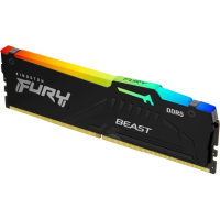 Модуль памяти для компьютера DDR5 16GB 5200 MHz Beast RGB AM5 Black Kingston Fury (ex.HyperX) (KF552C36BBEA-16) Diawest