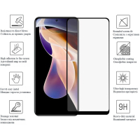 Скло захисне Drobak Poco M4 Pro Black Frame A+ (444480) Diawest