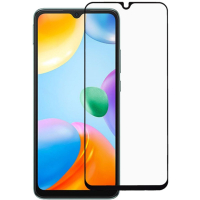 Скло захисне Drobak Xiaomi Redmi 10C Black Frame A+ (444438) Diawest