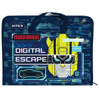 Папка - портфель Kite A4 на молнии Transformers, 1 отделение (TF22-202) Diawest