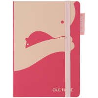 Блокнот Kite твердый переплет 120х169 мм 96 листов, розовый (K22-467-3) Diawest