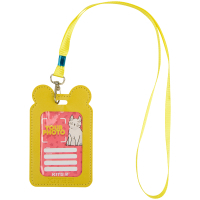 Бейдж Kite вертикальный, на шнурке, желтый (K22-296-08) Diawest