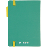 Блокнот Kite тверда обкладинка 120х169 мм 96 аркушів, зелений (K22-467-1) Diawest