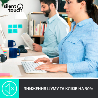 Комплект Logitech MK295 Silent UA Off-White (920-009824) Diawest