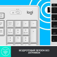 Комплект Logitech MK295 Silent UA Off-White (920-009824) Diawest