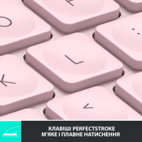 Клавіатура Logitech MX Keys Mini Wireless Illuminated UA Rose (920-010500) Diawest