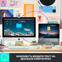 Клавіатура Logitech MX Keys Mini Wireless Illuminated UA Rose (920-010500) Diawest