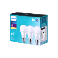 Лампочка Philips LEDBulb 9W (900lm) 3000K E27 3шт (929002299247) Diawest