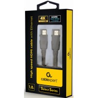 Кабель мультимедійний HDMI to HDMI 1.8m V.2.0 Cablexpert (CC-HDMIL-1.8M) Diawest