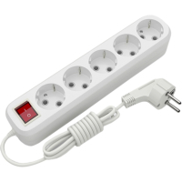 Мережевий подовжувач Electrum C-ES-1815 5.0m, 5 роз, white (C-ES-1815) Diawest