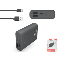Батарея універсальна Hama Supreme 10HD 10000mAh Grey (00201668) Diawest