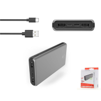 Батарея универсальная Hama ALU15HD 15000mAh Input:Micro-USB/Type-C, Output:Type-C(3A),2*USB-A(2,4A), Silver (00201656) Diawest