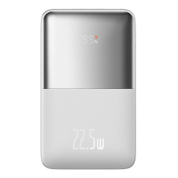 Батарея універсальна Baseus Pro 20000mAh, 22.5W, White, with USB-A - USB-C 3A 0.3m cable (PPBD040302) Diawest