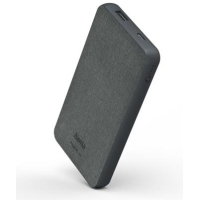 Батарея універсальна Hama Fabric 10 10000mAh Grey (00201658) Diawest