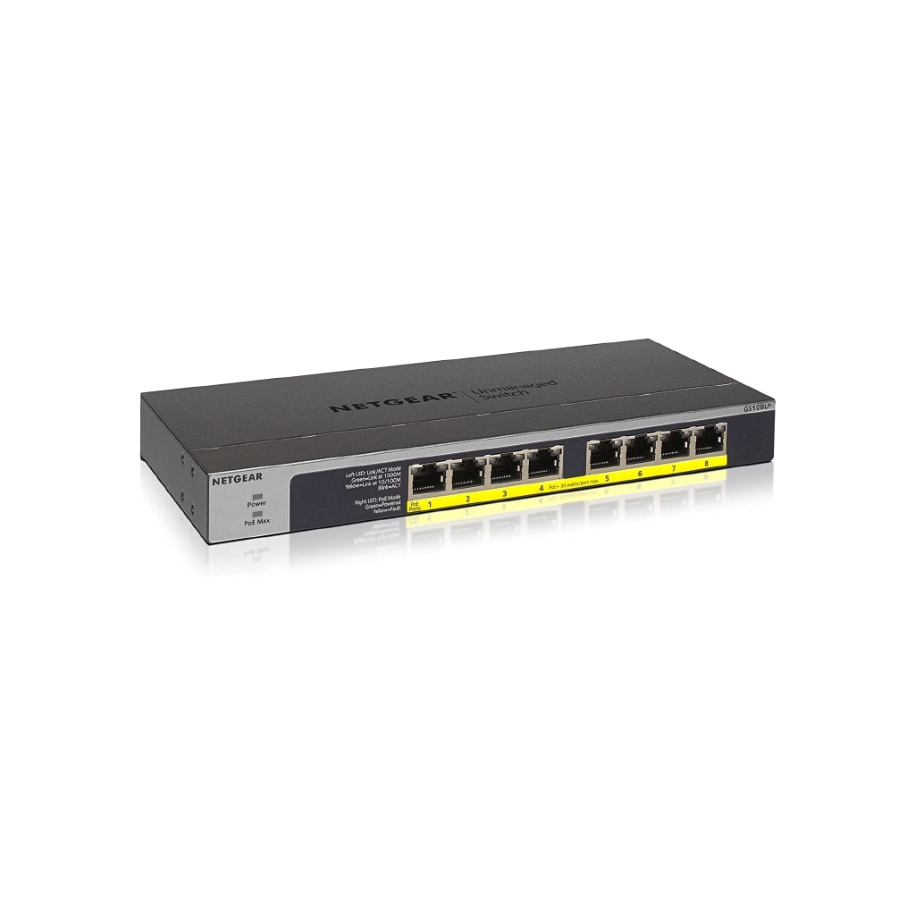 Коммутатор сетевой Netgear GS108LP-100EUS Diawest