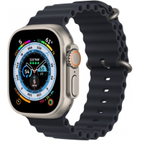 Смарт-годинник Apple Watch Ultra GPS + Cellular, 49mm Titanium Case with Midnight Ocean Band (MQFK3UL/A) Diawest