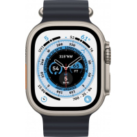 Смарт-часы Apple Watch Ultra GPS + Cellular, 49mm Titanium Case with Midnight Ocean Band (MQFK3UL/A) Diawest