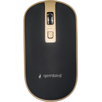 Мышка Gembird MUSW-4B-06-BG Wireless Black-Gold (MUSW-4B-06-BG) Diawest