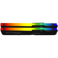 Модуль памяти для компьютера DDR5 32GB 5200 MHz Beast RGB Kingston Fury (ex.HyperX) (KF552C40BBA-32) Diawest