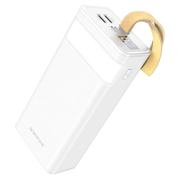 Батарея универсальная BOROFONE BJ18A Coolmy 30000mAh Inp:USB-C/Micro-USB, Out:USB-A*2(5V/2A) white (6974443381405) Diawest