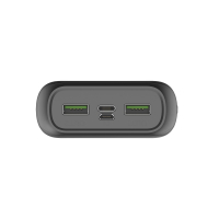 Батарея универсальная Celly Energy 20000mAh Inp:USB-C/Micro-USB, Out:USB-A*2(5V/2.1A) black (PBE20000BK) Diawest