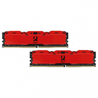 Модуль пам'яті для комп'ютера DDR4 16GB (2x8GB) 3200 MHz IRDM Red Goodram (IR-XR3200D464L16SA/16GDC) Diawest