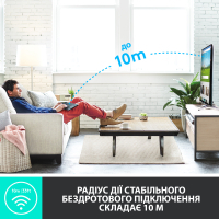 Клавіатура Logitech K400 Plus Touch Wireless UA Black (920-007145) Diawest