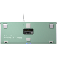 Клавіатура Hator Skyfall TKL PRO USB White (HTK-656) Diawest