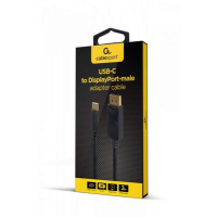 Перехідник Cablexpert USB-C to DisplayPort 4K 60Hz 2m (A-CM-DPM-01) Diawest