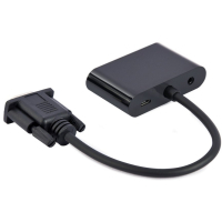 Перехідник Cablexpert VGA to HDMI/VGA+audio 3.5mm (A-VGA-HDMI-02) Diawest