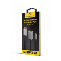Перехідник Cablexpert HDMI to DisplayPort 4K 60Hz (A-HDMIM-DPF-02) Diawest