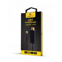 Перехідник Cablexpert USB-C to HDMI 4K60Hz 2m (A-CM-HDMIM-02) Diawest