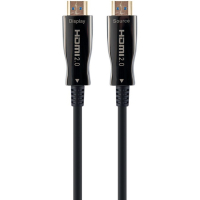 Кабель мультимедійний HDMI to HDMI 10.0m AOC V.2.0, 4K 60Hz Gold Cablexpert (CCBP-HDMI-AOC-10M-02) Diawest