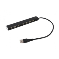 Концентратор Gembird 7 x USB 2.0 black (UHB-U2P7-04) Diawest