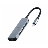 Концентратор Cablexpert USB-С to 1 х USB 3.1 Gen1 (5 Gbps), 3 х USB 2.0 (UHB-CM-U3P1U2P3-01) Diawest