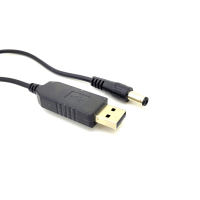 Кабель живлення USB to DC 5.5х2.1mm 9V 1A ACCLAB (1283126552830) Diawest