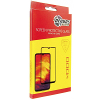 Скло захисне Dengos Full Glue Oppo A17 black frame (TGFG-254) Diawest