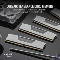 Модуль памяти для компьютера DDR5 32GB (2x16GB) 5200 MHzVengeance White Corsair (CMK32GX5M2B5200C40W) Diawest